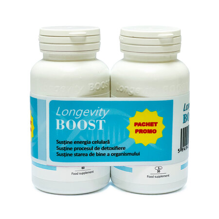 Pachet Antioxidants Boost, 30 capsule + Magnesium Bisglycinate Boost, 60 capsule, Longevity Boost 620009