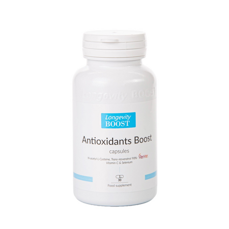 Pachet Antioxidants Boost, 30 capsule + Magnesium Bisglycinate Boost, 60 capsule, Longevity Boost 620011