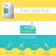 Masca servetel cu aloe vera 7Days Mask, 20 g, Ariul 651204
