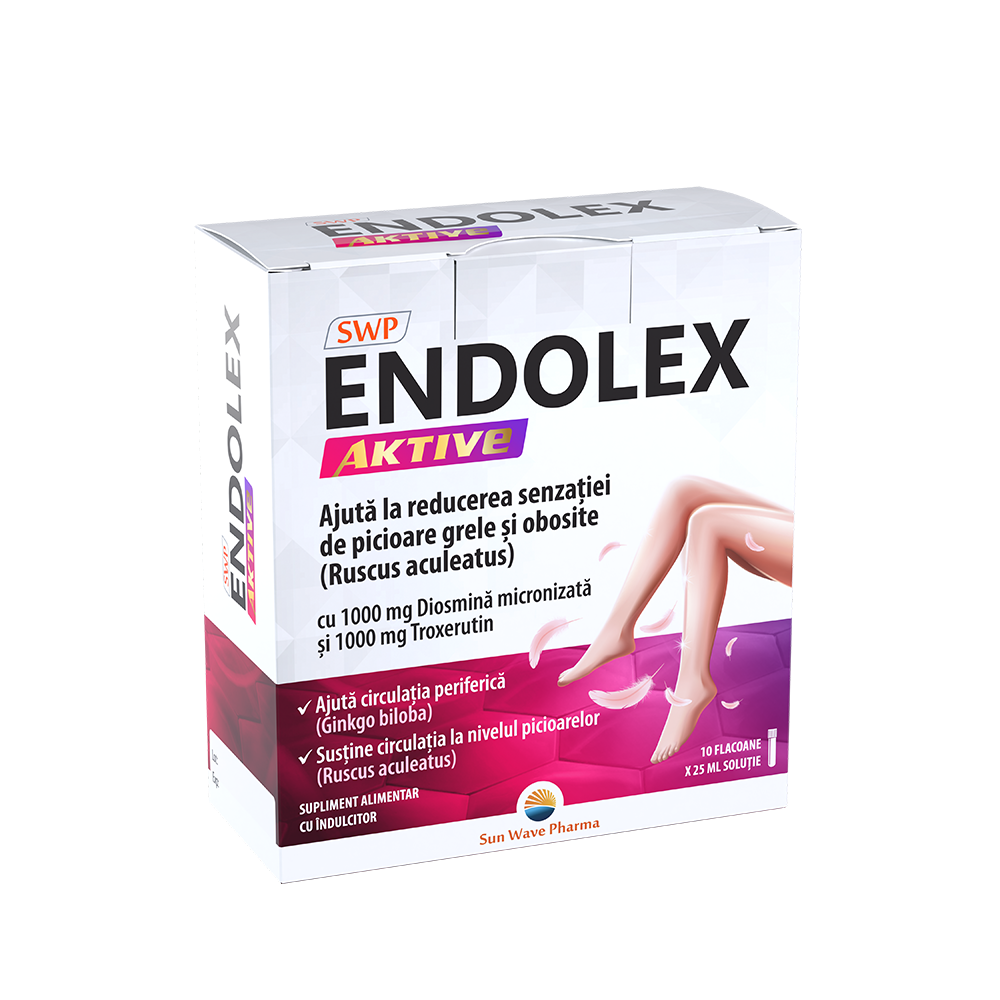 Endolex Aktive, 10 flacoane, Sun Wave Pharma