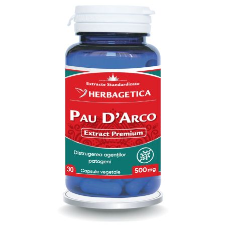 Pau D'Arco, 30 capsule, Herbagetica