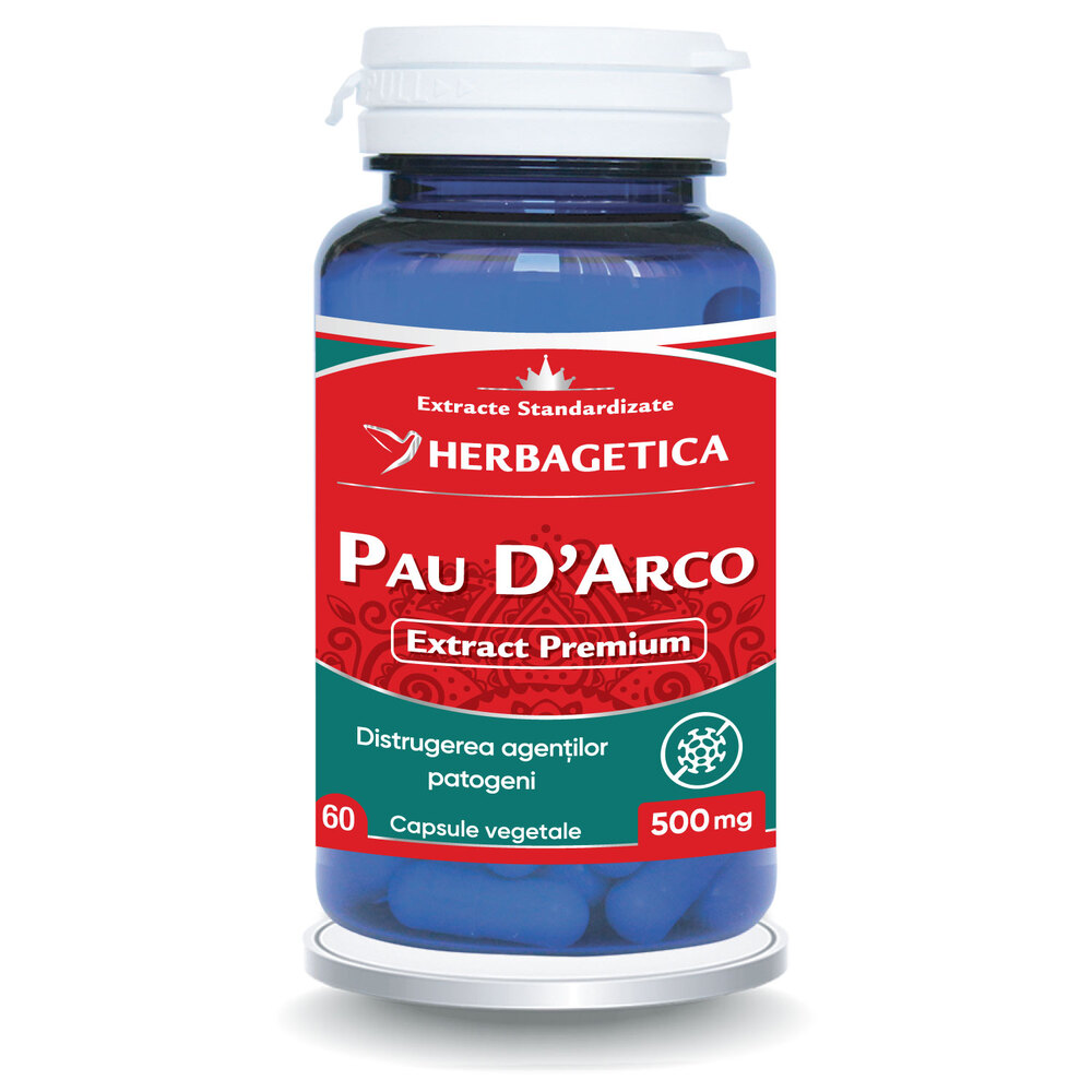 Pau D'Arco, 60 capsule, Herbagetica