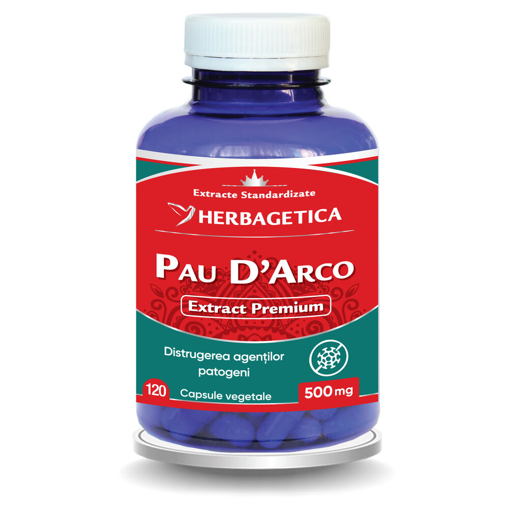 Pau D'Arco, 120 capsule, Herbagetica