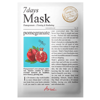 Masca servetel cu rodie 7 Days Mask, 20 g, Ariul