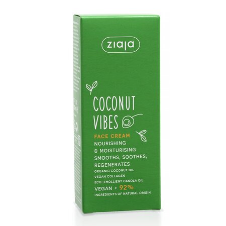 Crema de fata Coconut Vibes, 50 ml, Ziaja 620625