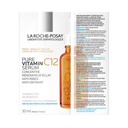 Ser antirid si antioxidant cu vitamina C 12 pura, 30 ml, La Roche-Posay 620642