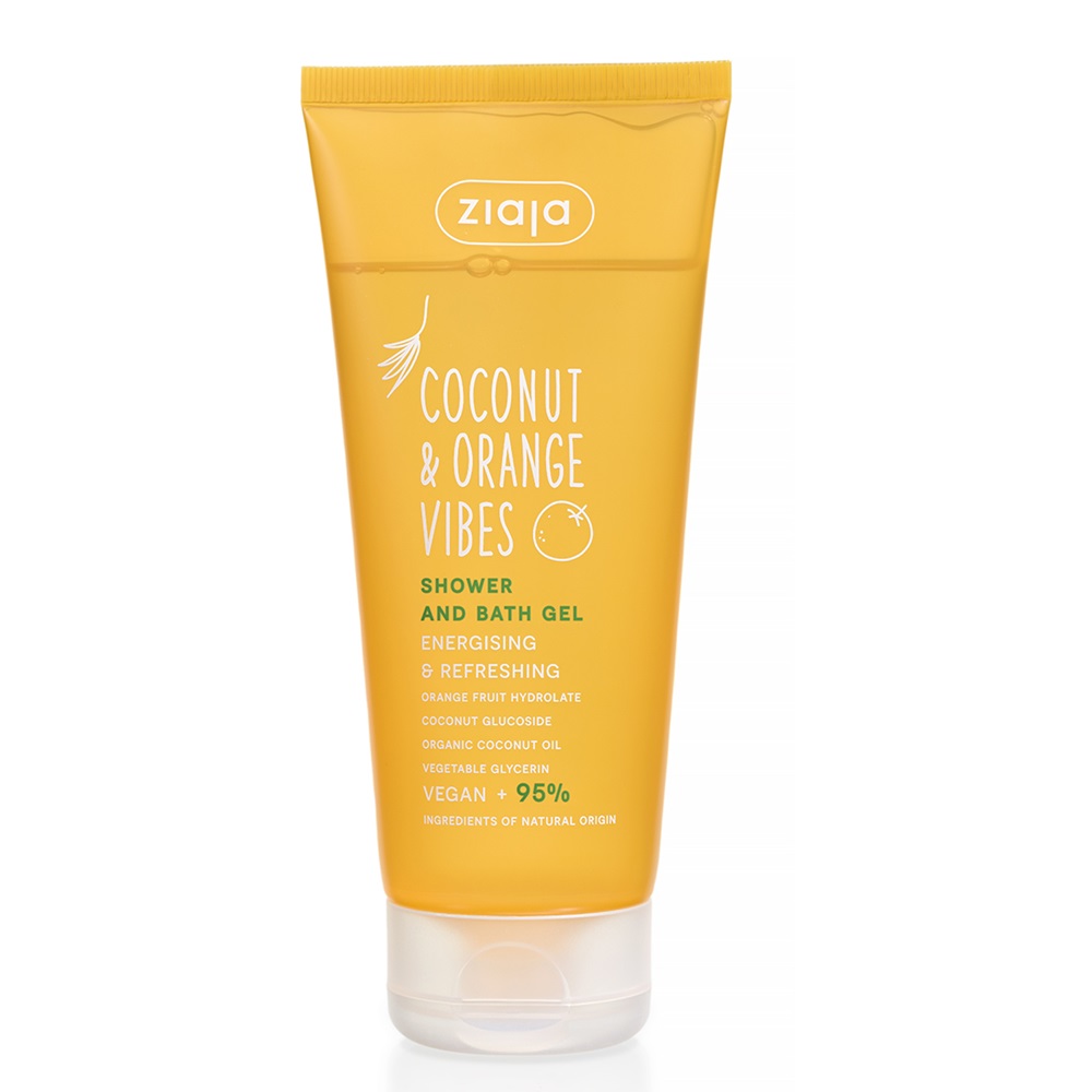 Gel de dus Coconut & Orange Vibes, 200 ml, Ziaja