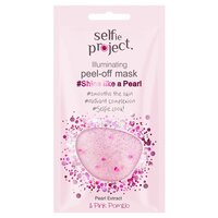 Masca exfolianta pentru fata Shine like a pearl, 12 ml, Selfie Project