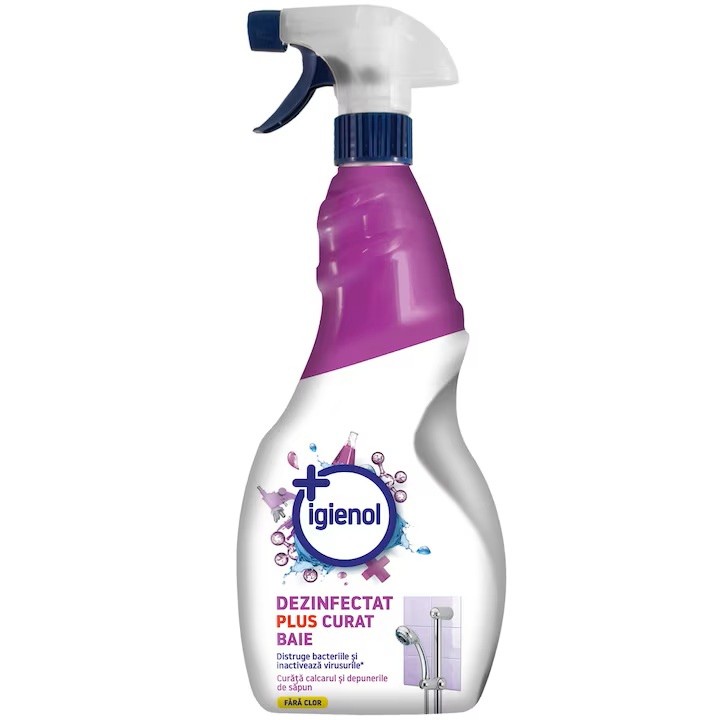 Dezinfectant fara clor pentru baie, 750 ml, Igienol