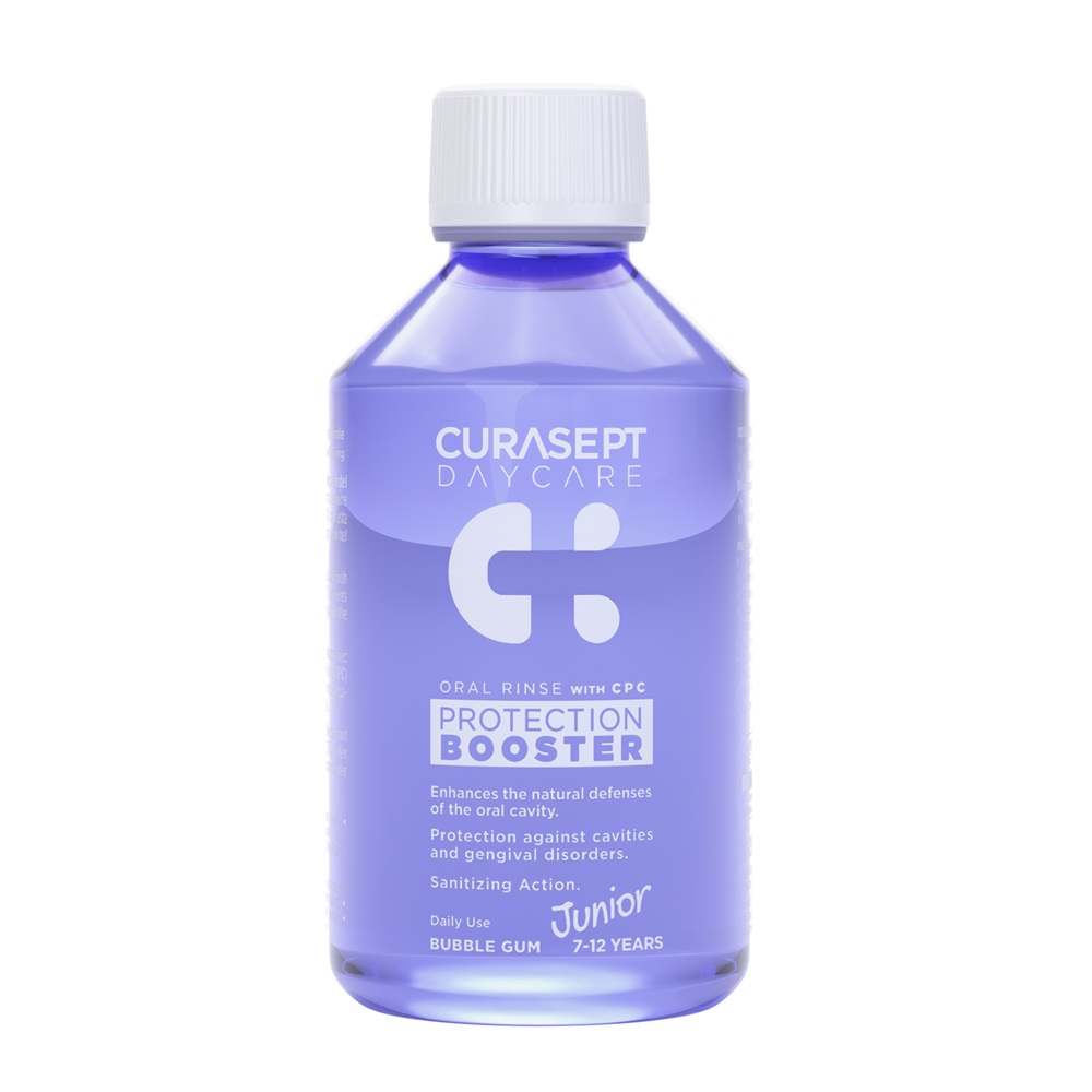 Apa de gura Daycare Junior Protection Booster, 250 ml, Curasept