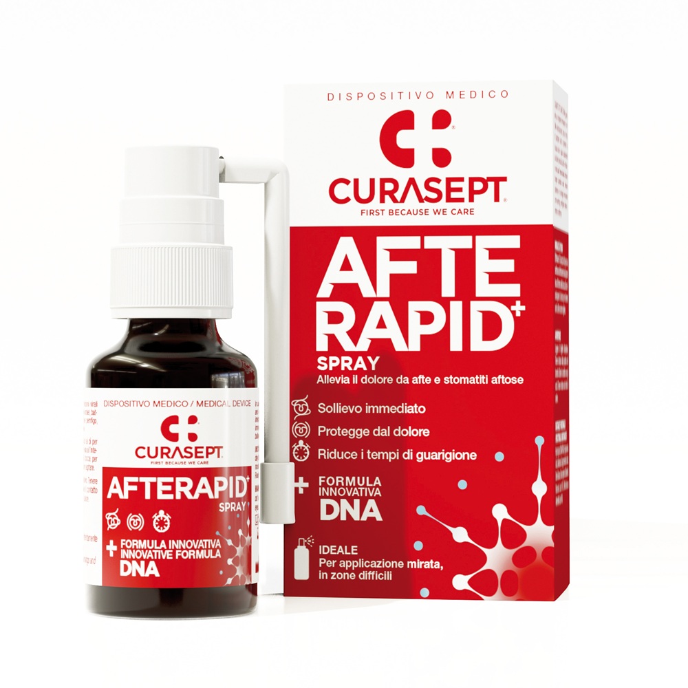 Spray Afte Rapid+ DNA, 15 ml, Curasept