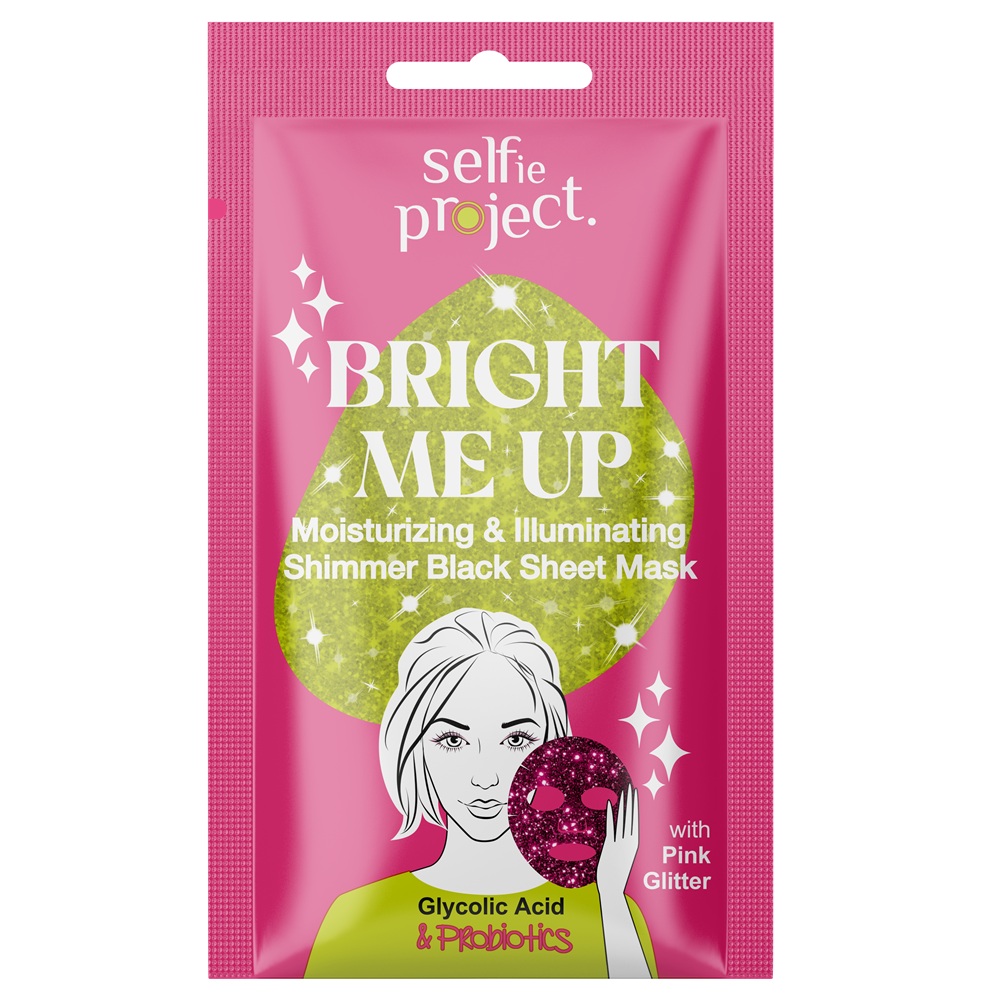 Masca de fata pentru hidratare Bright Me Up, 20 ml, Selfie Project