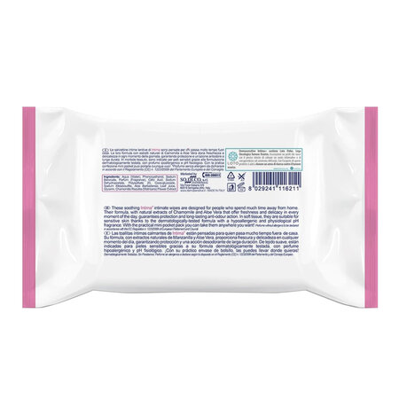 Servetele intime cu Musetel si Aloe Vera, 15 bucati, Intima+ 621311