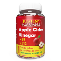 Apple Cider Vinegar Justins, 30 jeleuri, Justin Pharma
