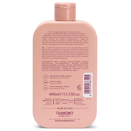Gel de dus Damasco In Fiore, 400 ml, Rituena 621431