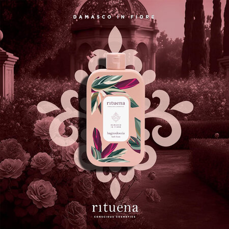 Gel de dus Damasco In Fiore, 400 ml, Rituena 621432