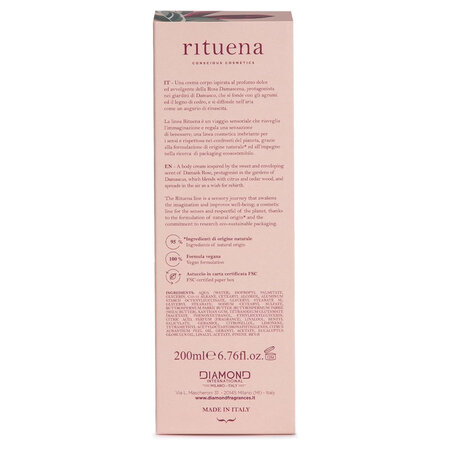 Lotiune de corp Damasco In Fiore, 200 ml, Rituena 621442
