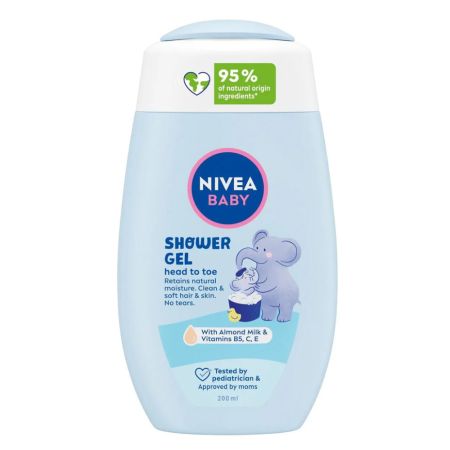 Gel de dus Head to Toe Baby, 200 ml, Nivea