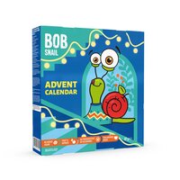 Calendar Advent cu gustari naturale si jucarii, 135 g, Bob Snail