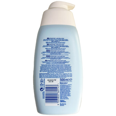 Lotiune de corp Soft&Light Baby, 500 ml, Nivea 621526