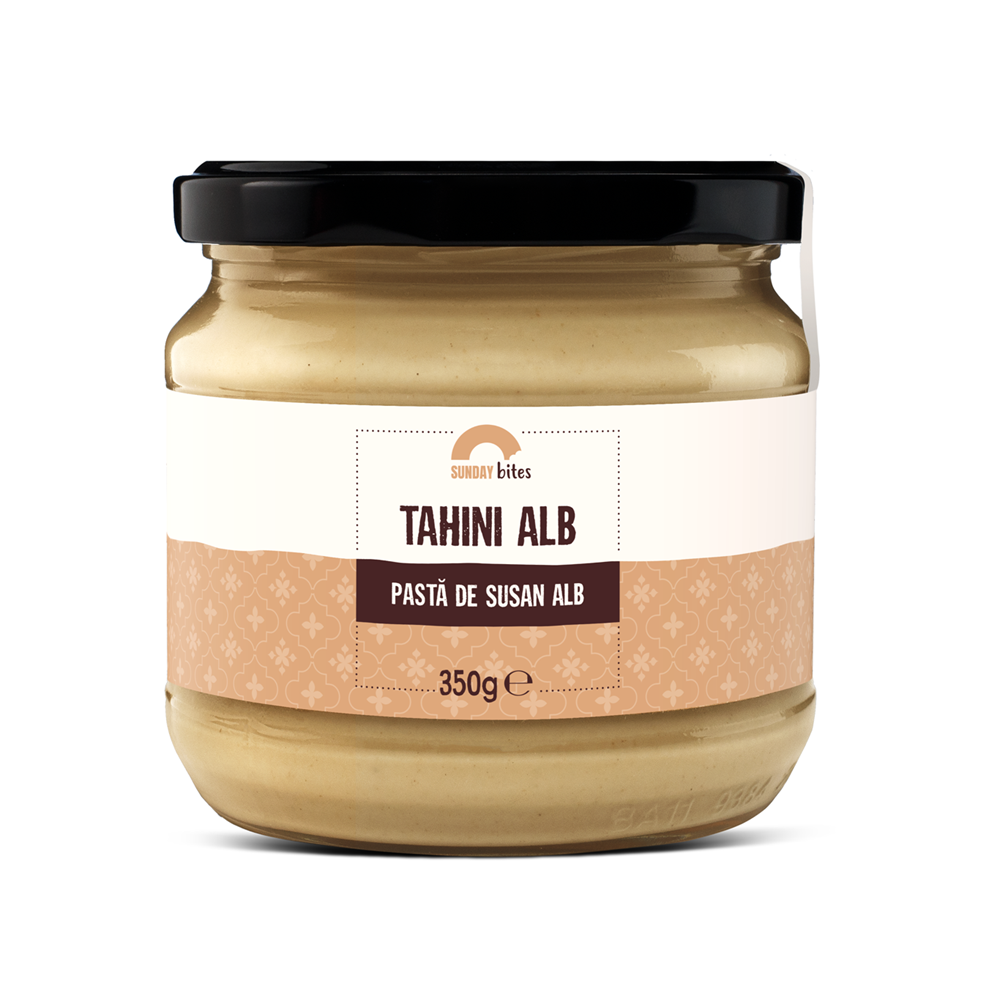 Tahini alb,  pasta de susan, 350 g, Sunday Bites