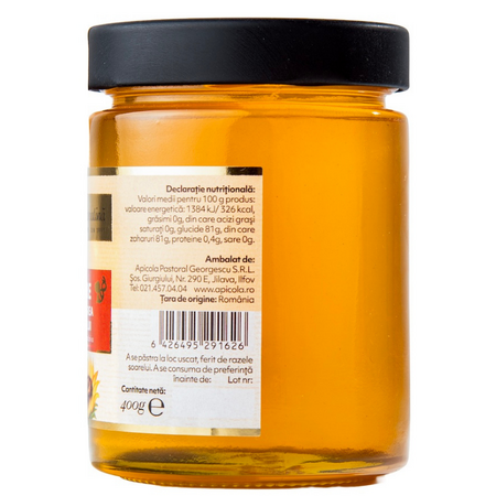 Miere de Floarea Soarelui, 400 g, Albina Carpatina 722512