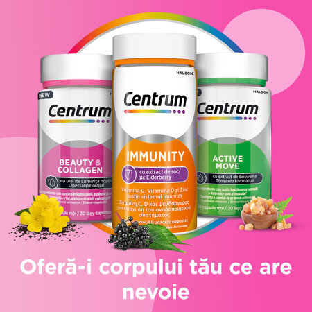 Centrum Beauty & Collagen, 30 capsule moi, Haleon 621704