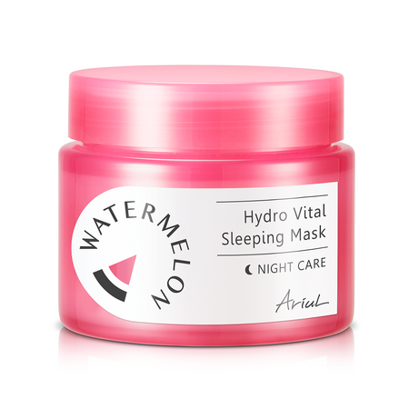 Masca de noapte pentru fata cu pepene rosu Watermelon Hydra Glow, 80 g, Ariul 529903
