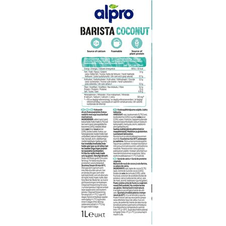 Bautura vegetala din cocos Barista, 1 L, Alpro 621787