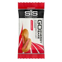 Prajitura energizanta cu aroma de capsuni Sis Go Energy Bake, 50 g, Science In Sport
