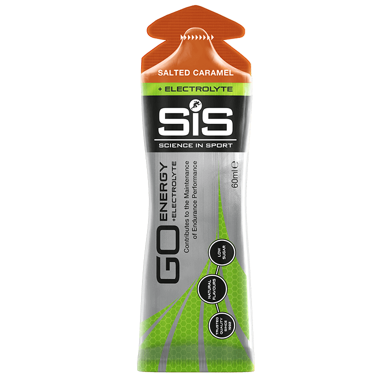 Gel energizant cu electroliti cu aroma de caramel sarat Sis Go Energy, 60 ml, Science In Sport