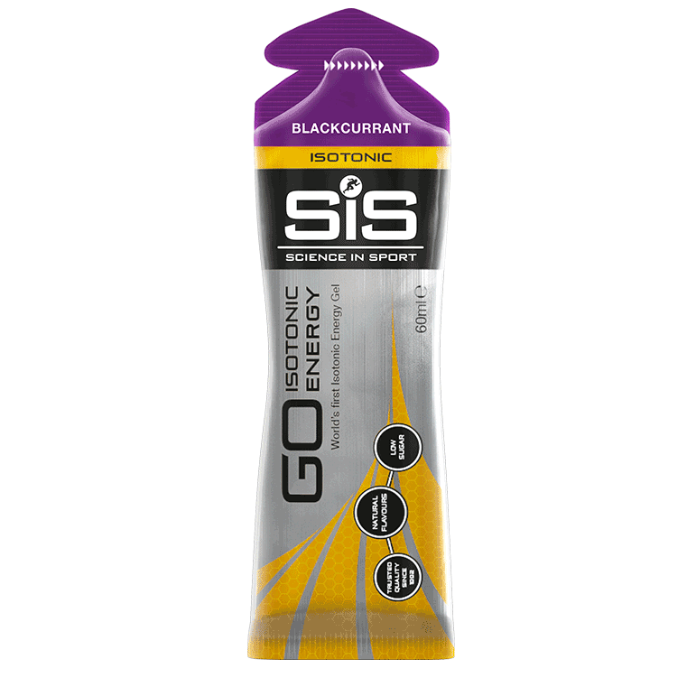 Gel energizant isotonic cu aroma de coacaze Sis GO Isotonic, 60 ml, Science In Sport