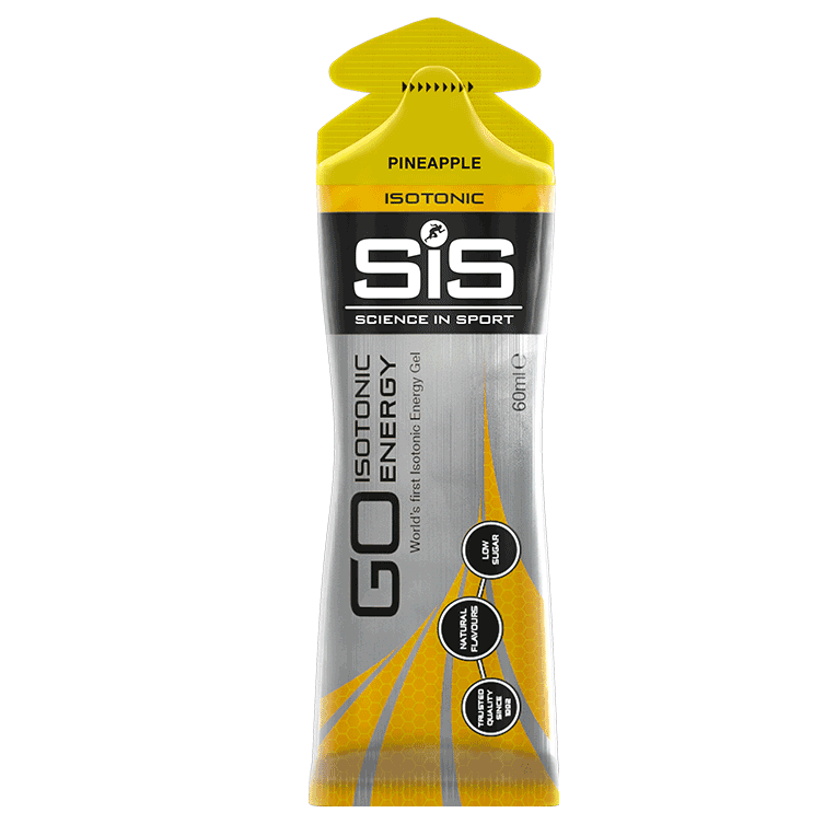 Gel energizant isotonic cu aroma de ananas Sis GO Isotonic, 60 ml, Science In Sport