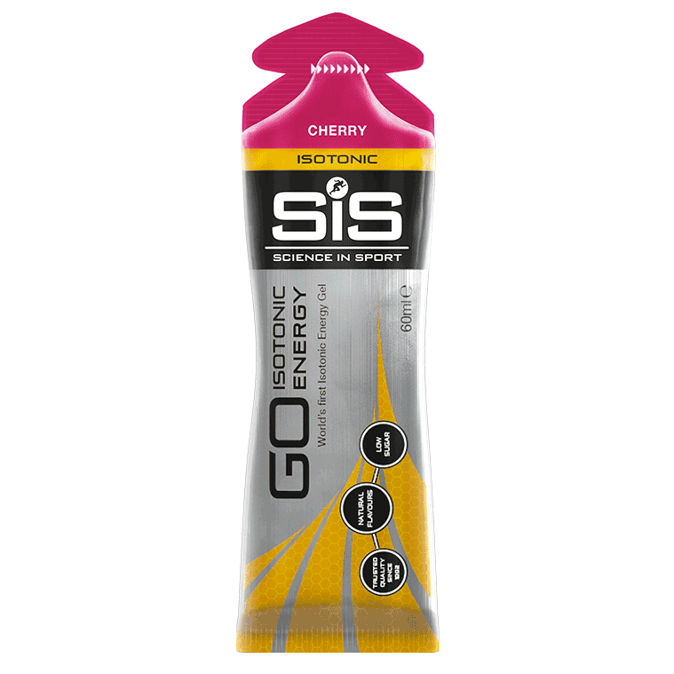 Gel energizant isotonic cu aroma de cirese Sis GO, 60 ml, Science In Sport