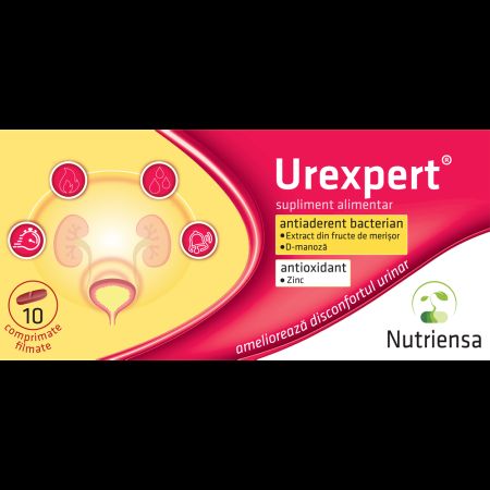 Urexpert, 10 comprimate filmate, Antibiotice SA 706076