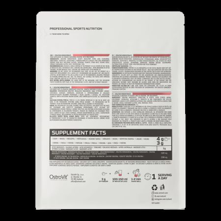 Creatina Monohidrata Cu Aroma De Pepene Verde, 500 g, OstroVit 671821