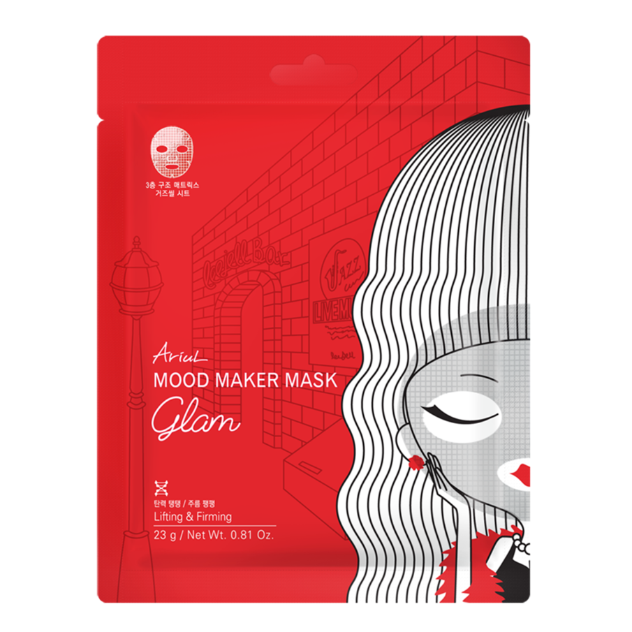 Masca servetel antirid si fermitate Mood Maker Mask Glam, 23 g, Ariul