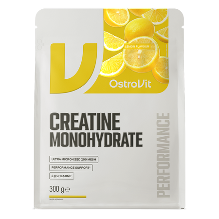 Creatina monohidrata Lemon, 300 g, OstroVit 741451