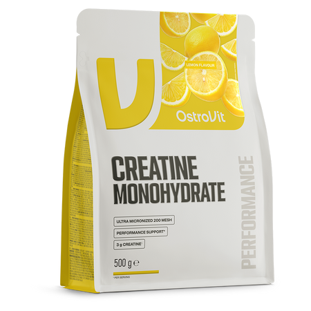 Creatina Monohidrata Cu Aroma De Lamaie, 500 g, OstroVit