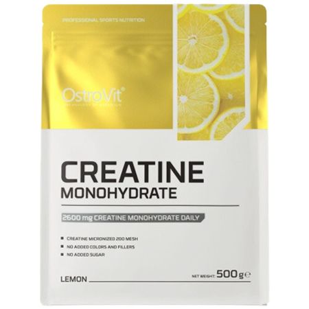Creatina Monohidrata Cu Aroma De Lamaie, 500 g, OstroVit