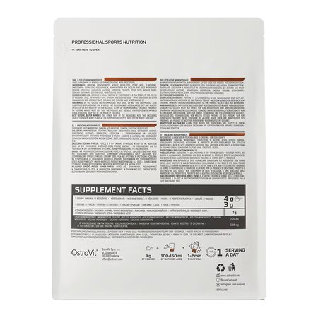 Creatina Monohidrata Cu Aroma De Cola, 300 g, OstroVit 658958