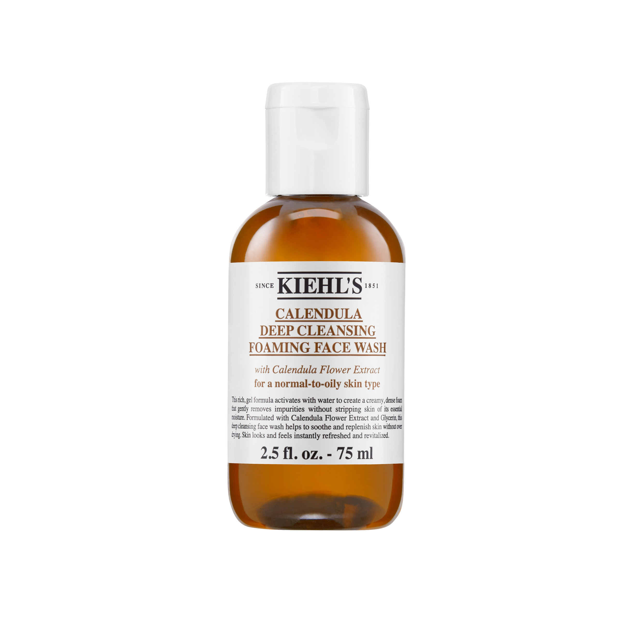 Gel de curatare cu Galbenele Deep Cleansing Foaming Face Wash Calendula, 75 ml, Kiehl's