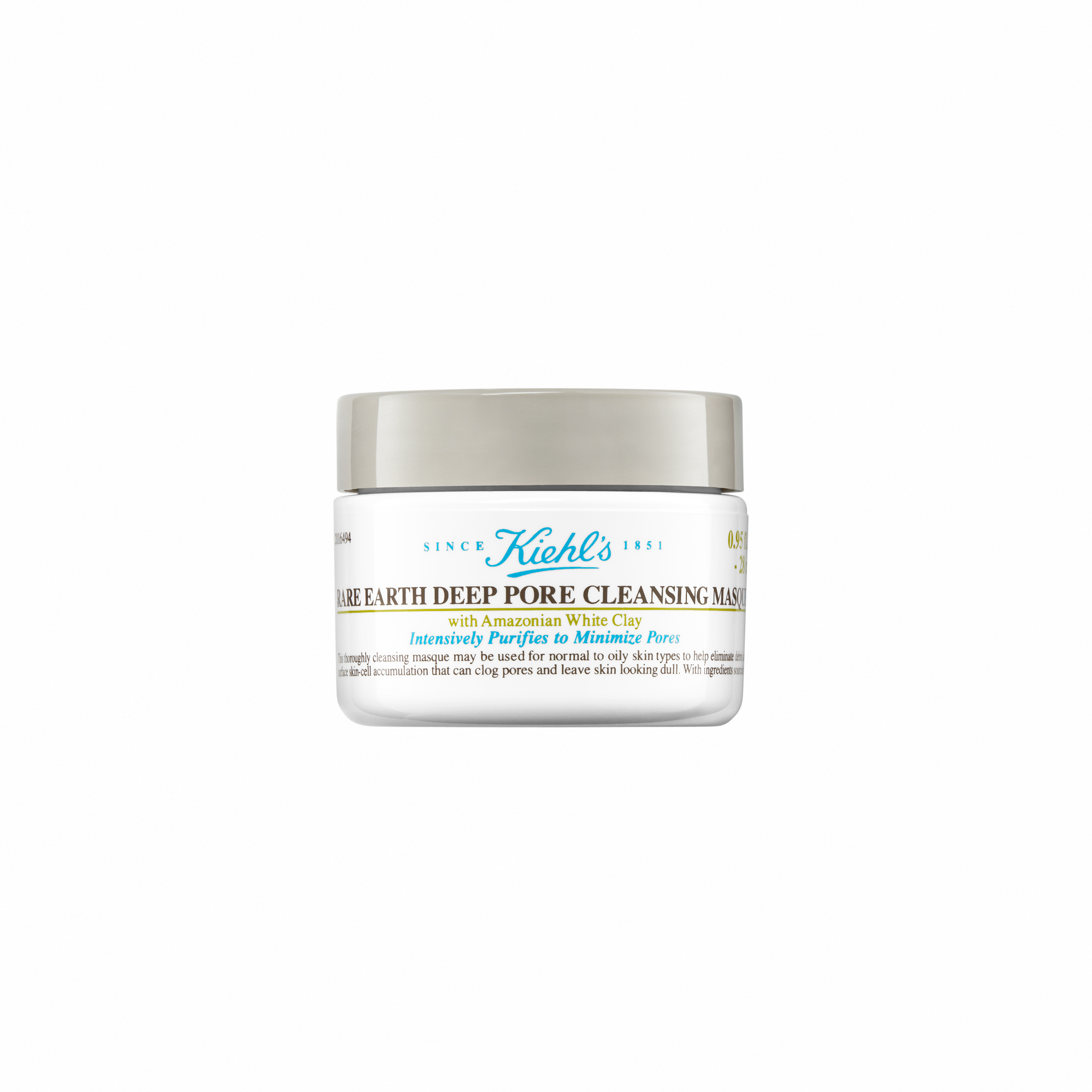 Masca pentru curatarea fetei cu Argila Alba, Deep Pore Cleansing Mask Rare Earth, 28 ml, Kiehl's