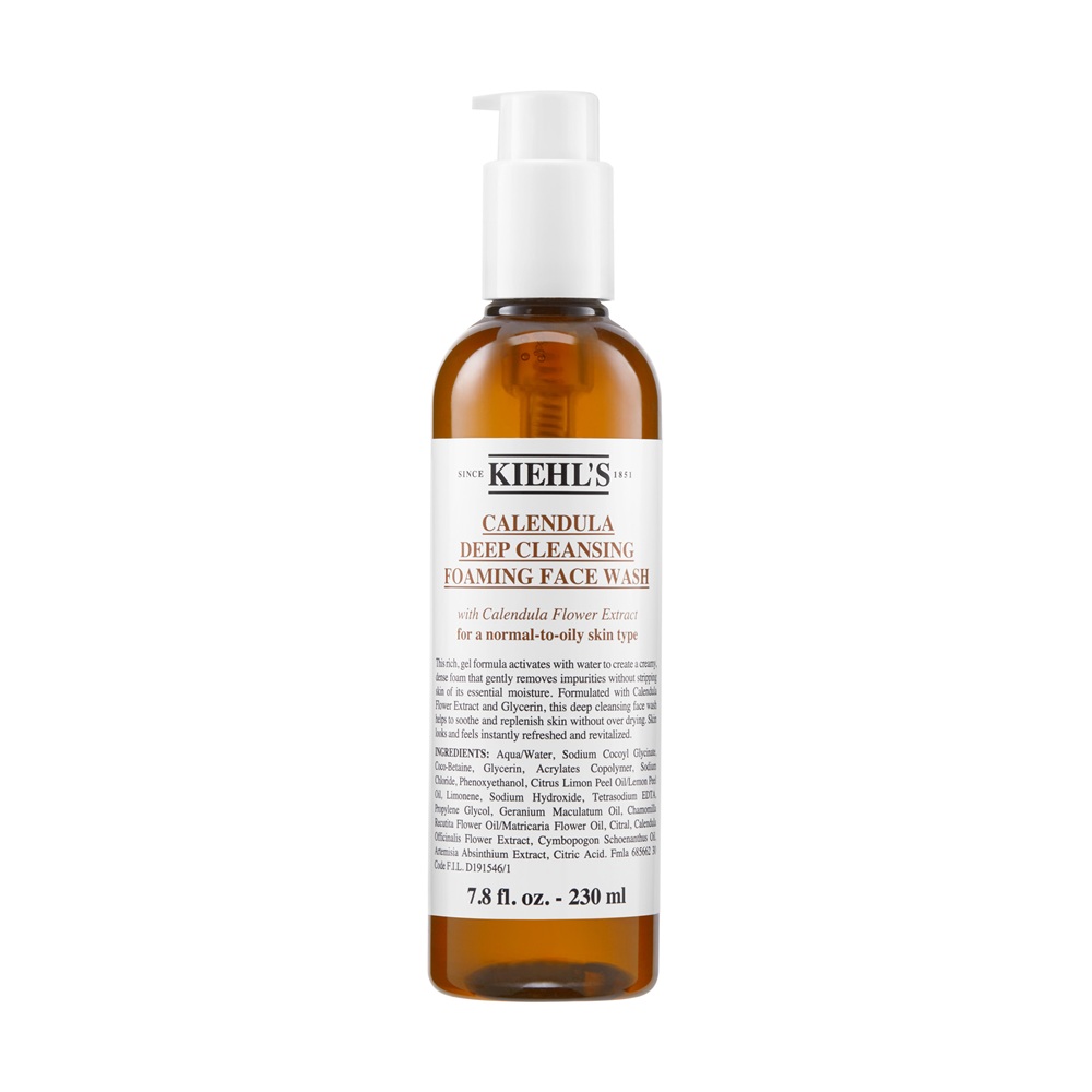 Gel de curatare cu Galbenele Deep Cleansing Foaming Face Wash Calendula, 230 ml, Kiehl's