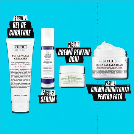 Crema hidratanta pentru toate tipurile de ten Ultra Facial Cream, 28 ml, Kiehl's 714360