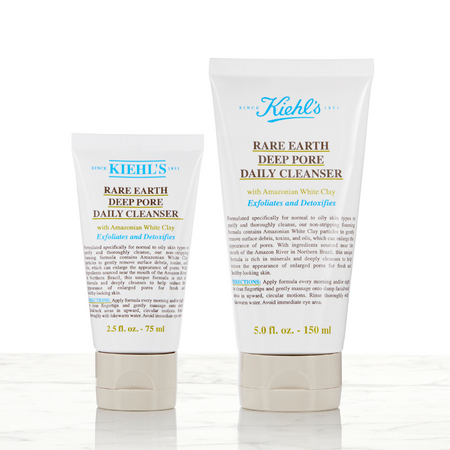 Gel de curatare profunda cu Argila Alba, Deep Pore Cleanser Rare Earth, 75 ml, Kiehl's 622169