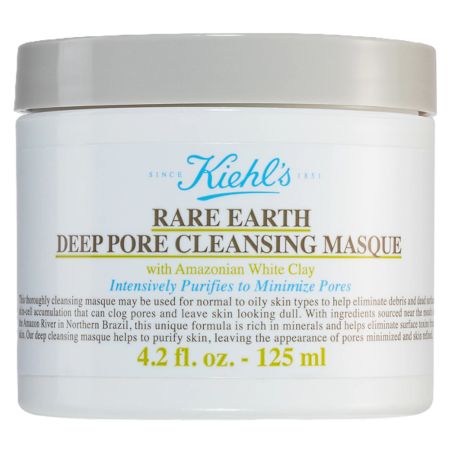 Masca pentru curatarea fetei cu Argila Alba Deep Pore Cleansing Mask Rare Earth, 125 ml, Kiehl's