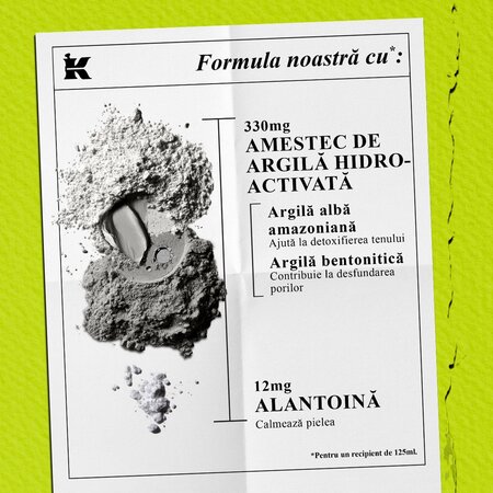 Masca pentru curatarea fetei Rare Earth Deep Pore Cleansing Mask, 125 ml, Kiehl's 714283