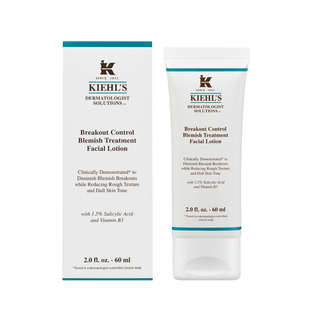Lotiune tratament pentru tenul acneic Breakout Control Blemish Treatment Facial, 60 ml, Kiehl's 622229