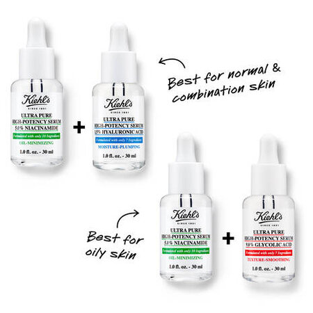 Serum concentrat cu 5% Niacinamide High Potency Ultra Pure, 30 ml, Kiehl's 622249